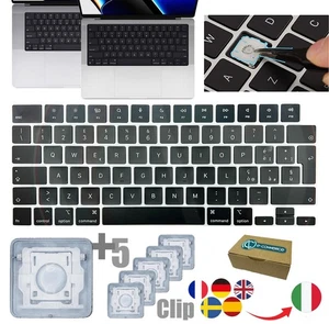 Tasti Ricambio Sostituzione Tastiera Italiana Apple Macbook Pro M1 M2 M3 M4 Max - Foto 1 di 5