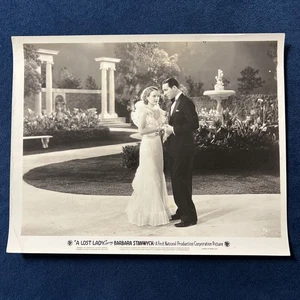 Original 1934 A Lost Lady Photo Barbara Stanwyck Ricardo Cortez First National - Picture 1 of 6