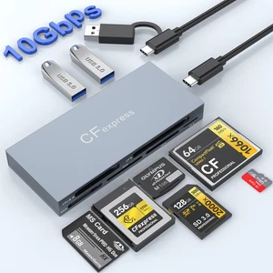 8 in 1 CFexpress Type B Card Reader, 10Gbps Multi CF Express Reader for CFexp... - Bild 1 von 9