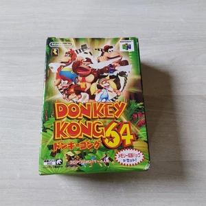 Nintendo 64 Donkey Kong 64 Caja Manual Tarjeta Incluye Paquete de Expansión Ver - Imagen 1 de 4