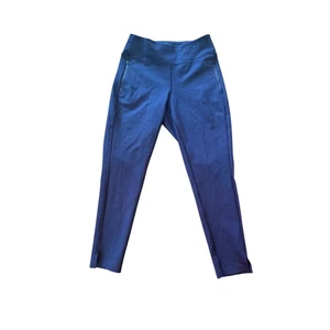 FLX Damen blau sportlich Training Laufen Cropped Hose mit Taschen - Bild 1 von 6
