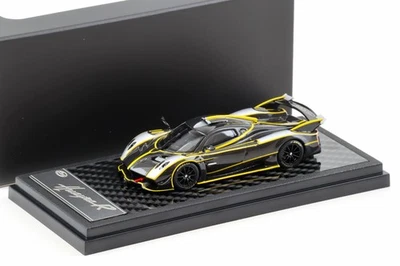 1:64 Modèles LCD Pagani Huayra R Carbone Noir/ Argent LCD64028-BS - Photo 1/3