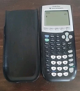 Texas Instruments TI-84 Plus Graphing Calculator w/ Cover *TESTED & WORKING* - Picture 1 of 4