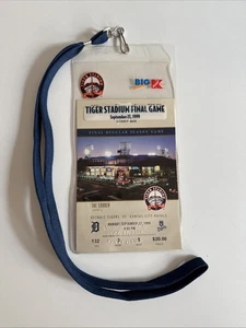 1999 Detroit Tigers Final Game Ticket Stub Tiger Stadium 9/27/99 vs Kansas City - Picture 1 of 4