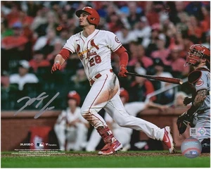 Nolan Arenado St. Louis Cardinals Signed 8" x 10" Finishing Swing Photo - Picture 1 of 1