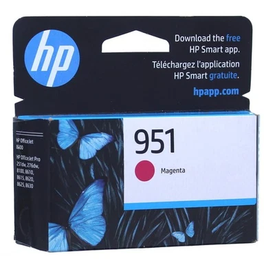 Cartucho de tinta magenta HP 951 Foto 1 de 2