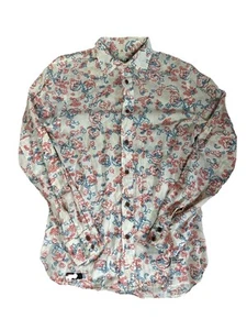 Vintage Diesel Floral Paisley Light Weight Shirt Size Small Space Research Y2K - Picture 1 of 8