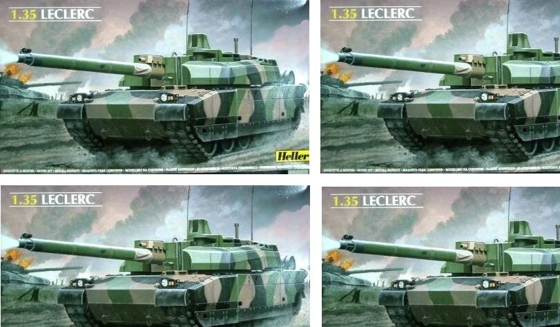 Model Heller Char Leclerc 1/35 Tank Set Detail 81135