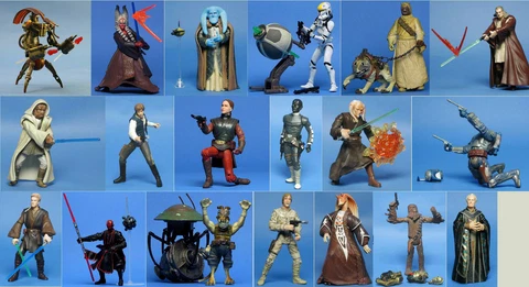 STAR WARS AOTC LOOSE CHOOSE TEEMTO JANGO MAUL ANAKIN CLONE TROOP DEST DROID MORE Cover