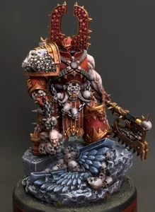 Chaos Space Marines Kahn Warhammer 40k Aymy Games Workshop Forge World Painted - Imagen 1 de 10