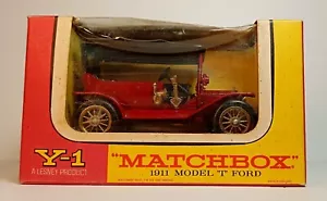 MATCHBOX MODELS OF YESTERYEAR 1911 MODEL 'T' FORD. Y-1 - Picture 1 of 9