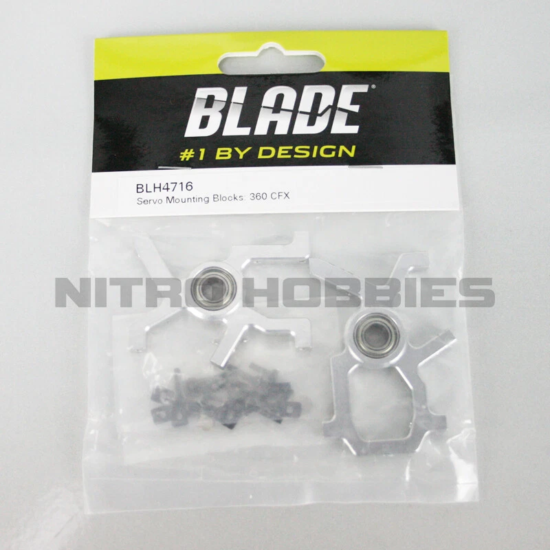 Blade BLH4716 Servo Mounting Blocks for 360 CFX Helicopter - Image 1 of 1