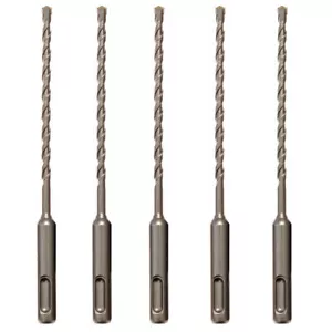 5 STCK./Set SDS Plus 5/32"" x 6"" Drehhammer Beton Mauerwerk Bohrer Bit Hartmetallspitze - Bild 1 von 5