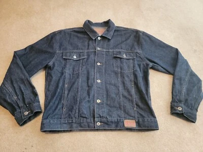 Guess Denim Trucker Jacket Black size XXL 2XL dsn10M11 Made in USA - Image 1 of 4