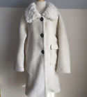 NWT 310Mood Classic Teddy Bear Long White Coat 150/72A XS Very Soft Collar