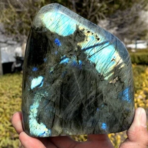 3.06LB  Natural Gorgeous Labradorite Quartz Crystal Stone Specimen Healing - Picture 1 of 12