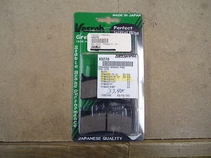 Vesrah VD-270 Organic Pads 02-08 Yamaha Grizzly 660 ( In Hand Ships Today FREE ) - Bild 1 von 1