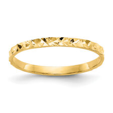 10K Yellow Gold Band Ring