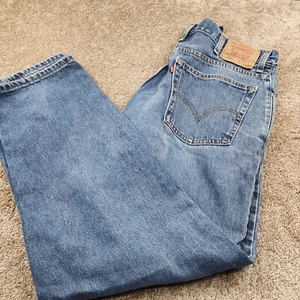 Y2K Levis Levi's 560 Comfort Fit Men's Jeans Size 38 38x31 Distressed - Picture 1 of 8