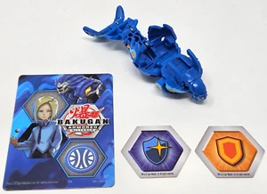Bakugan Centipod Blue Aquos Armored Alliance B600 con tarjeta y Bakucores - Imagen 1 de 6