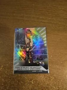 2021 TOPPS WOMEN'S DIVISION WWE WRESTLING RAINBOW FOIL #24 IO SHIRAI NM/M - Picture 1 of 2