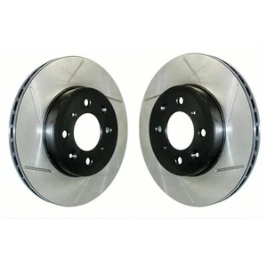 StopTech 126.44175SL 126.44175SR Slotted Brake Rotors Rear 2010-23 4Runner GX460 - Picture 1 of 1