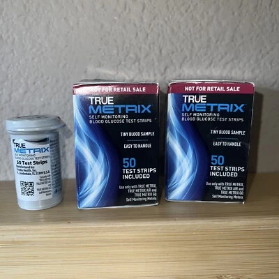 Unopened True Matrix 1464 Glucose Blood Test Strips - 3X50 Strips Exp. 25/26 - Image 1 of 2