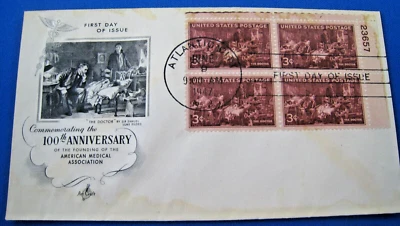 UNITED STATES 1947  -  SCOTT #949   -  FDC  -  AMERICAN MEDICAL ASSOCIATION - Image 1 of 2