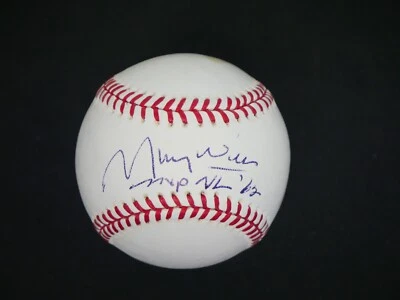 MAURY WILLS SIGNED OFFICIAL OMLB BASEBALL INSCRIBED "MVP NL '62" WITH PSA COA - Image 1 of 4