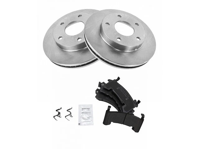 Kit de pastillas de freno y rotor delantero TRQ para GMC S15 Jimmy 1983-1991 4x4 17VFRY Foto 1 de 1