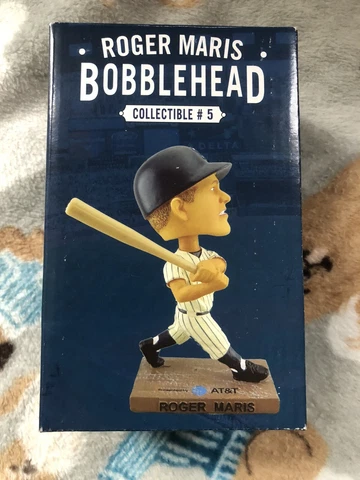 YANKEES ROGER MARIS LIMITED EDITION COLLECTIBLE BOBBLEHEAD FIGURE SGA 2016 & BOX Cover