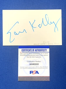 Gene Kelly Autographed 3x5 Index Card SINGING IN THE RAIN photo & matte also PSA - Picture 1 of 4