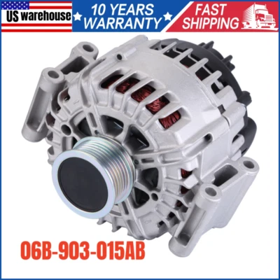 NEW 150AMP Alternator For Audi 2002-2013 2.0 1.8 CC EOS GTI Jetta Golf CCTA Foto 1 de 4