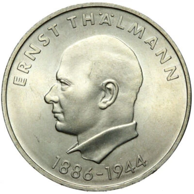 Commemorative coin Germany GDR - 20 Mark 1971 A - Ernst Thälmann 1886-1944 - UNC - Image 1 of 2