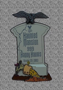 Haunted Mansion Happy Haunts Thank you pin - LE1200 - Picture 1 of 5