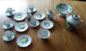 Lomonosov Porzellan Geschirr Set Kaffee Gedeck Kanne Schale Tasse Made in USSR - Bild 1 von 24