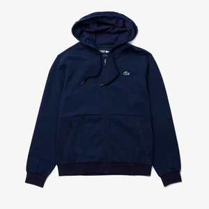 LACOSTE MENS SPORT MESHED PANELED HOODED SWEATSHIRT FR3/4 S/M RRP:-£110 - Picture 1 of 10