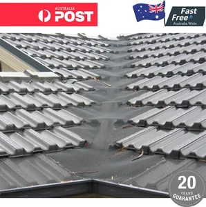 10m 1000mm Wide Aluminium Mesh Valley Guard Suits Tile Roof For Leaf Proofing - Picture 1 of 8
