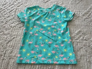 Girl's HANNA ANDERSSON Size 160 (14-16) Flamingo Print Swim Shirt - Picture 1 of 2