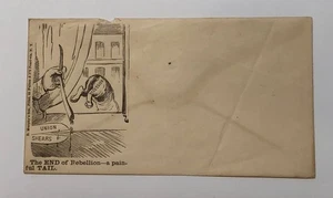 Seltenes unbenutztes patriotisches Cover des Bürgerkriegs "Das Ende der Rebellion...". D. Murphy’s Sohn - Bild 1 von 5