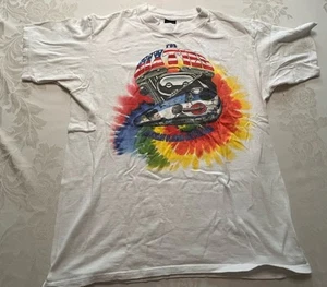 Woodstock Harley Davidson 1999 T Shirt Men L Vintage Sixties Tie-Dye Relfection - Picture 1 of 7