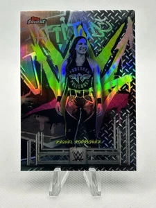 2025 Topps Finest WWE Raquel Rodriguez Attitude Rare Refractor SP - Picture 1 of 2