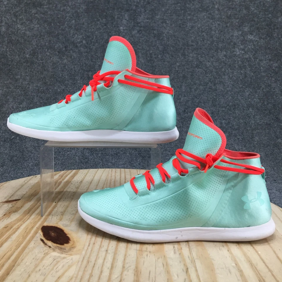Under Armour Shoes Womens 11 SpeedForm StudioLux Mid Running Teal 1255830-960 - Image 1 of 4