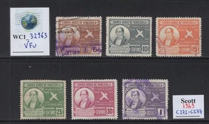WC1_32963 VENEZUELA. SANTOS MICHELENA Luftsatz 1949. Sc. C272-C277. Gebraucht - Bild 1 von 1