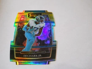 DJ CHARK BLACK & YELLOW DIE-CUT PRIZM JACKSONVILLE JAGUARS 2021 PANINI SELECT - Picture 1 of 2