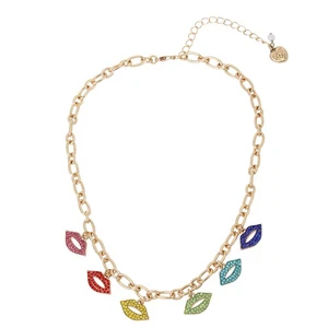 Lips Charm Necklace - Picture 1 of 3