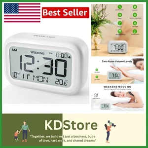 Modern Mini Digital Alarm Clock with Snooze & Weekend Mode - Picture 1 of 14
