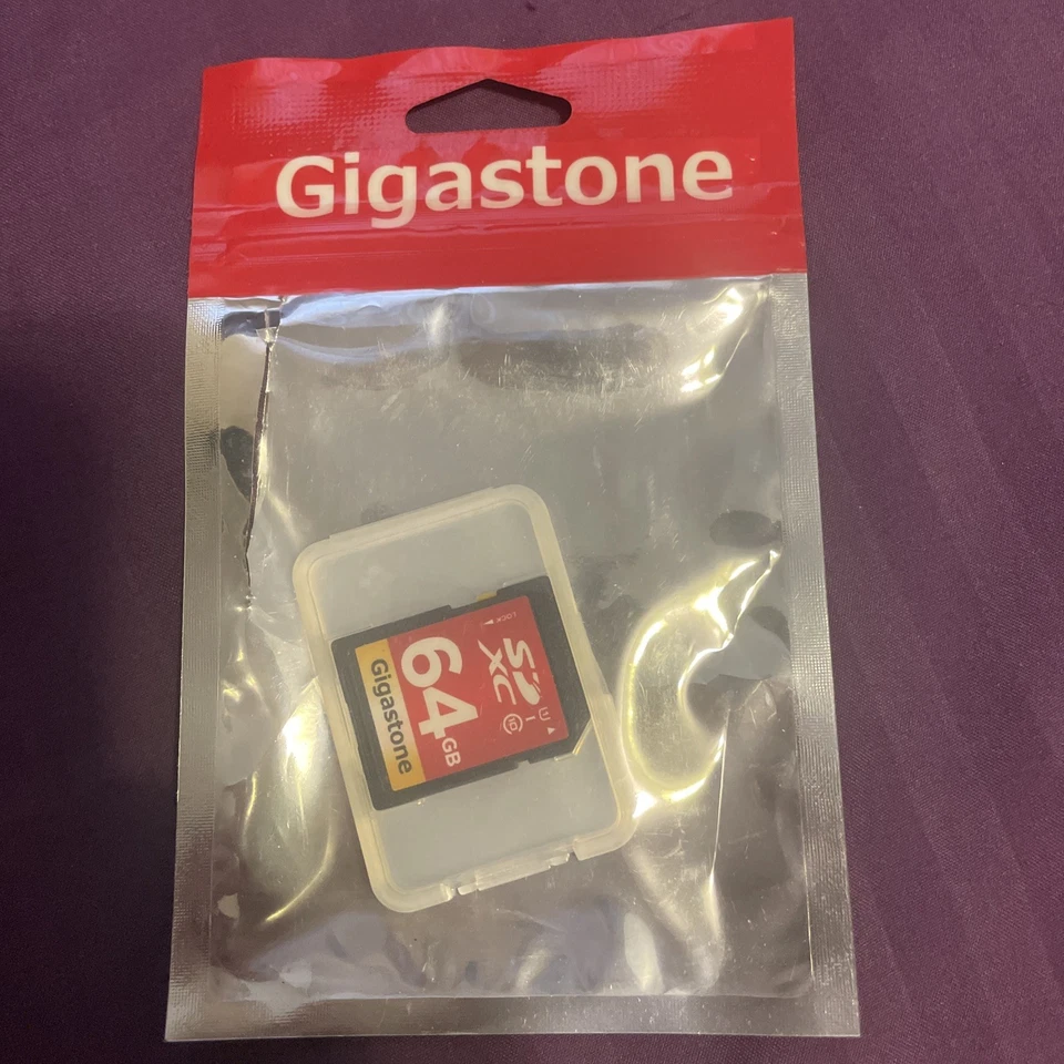 Gigastone 64GB Class 10 SDXC UHS-I Memory Card - Image 1 of 1
