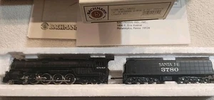 Bachmann Locomotive N Scale Steam Locomotive Santa Fe Northern 4-8-4 W/ Tender - Bild 1 von 8
