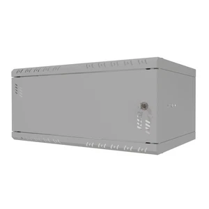 S-RC19-4U-350MG Rack Cabinet 19" 4U, 350mm, Metal Door, Grey - Afbeelding 1 van 8